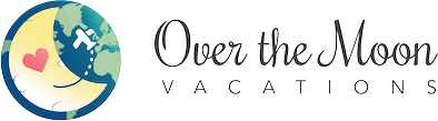 Over The Moon Vacations Logo Black